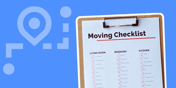 moving checklist on a clipboard